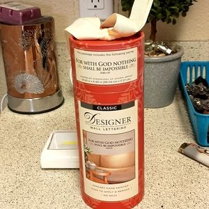 Wall lettering designer classic